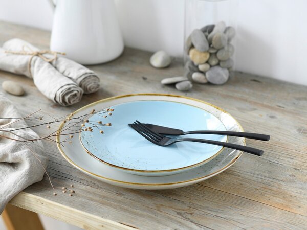 KOMBINOVANÝ SERVIS, 12-dielne, kamenina Creatable - Online Only bytové doplnky, Online Only