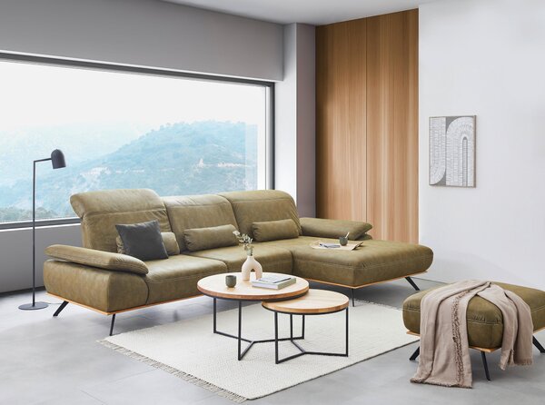 ROHOVÁ SEDAČKA, textil, zelená Beldomo System - Sedačky