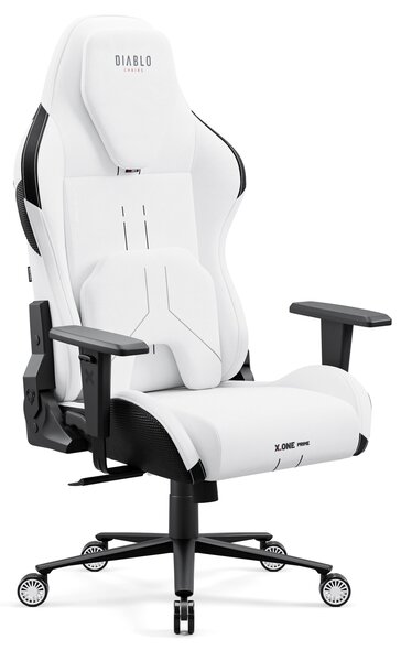 Biele herné kreslo Diablo X.One Prime, Normal Size, Ghosted White