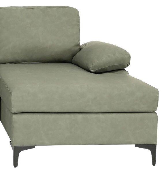 ROHOVÁ SEDAČKA, textil, zelená MID.YOU - Sedačky, Online Only