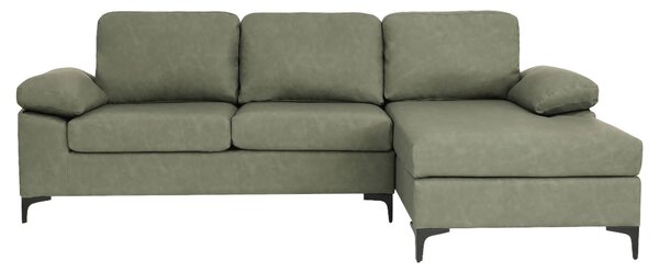 ROHOVÁ SEDAČKA, textil, zelená MID.YOU - Sedačky, Online Only