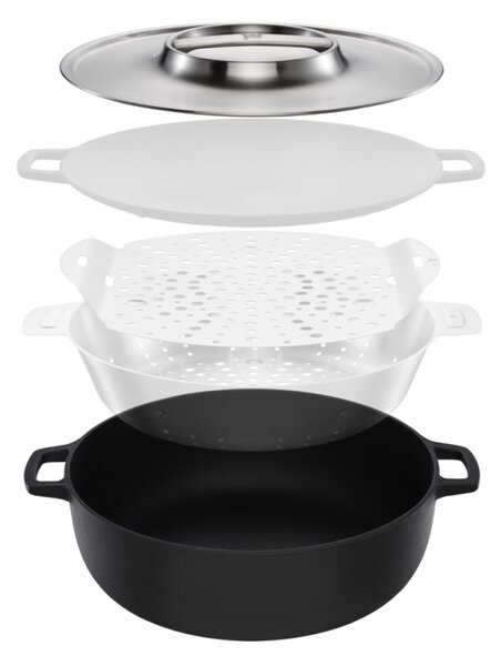 Fiskars Grilovací liatinový hrniec Norden Chef