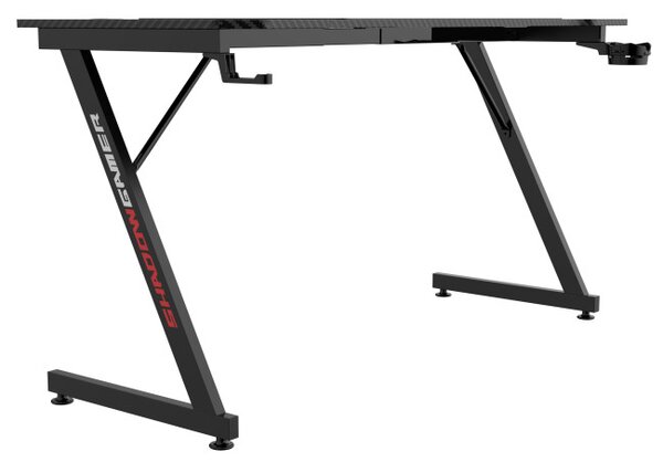 Herný stôl SHADOW GAMER 1.0 s podložkou pod myš