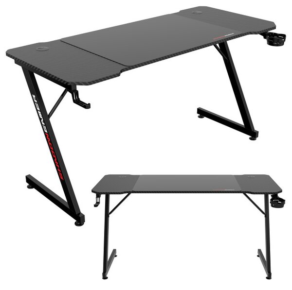 Herný stôl SHADOW GAMER 1.0 s podložkou pod myš