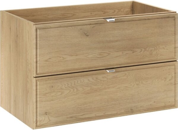 Comad Závesná skrinka pod umývadlo Terra s doskou 80 cm dub cremona