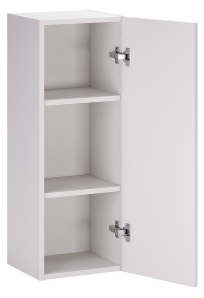 Comad Závesná vysoká kúpeľňová skrinka Aster II 160 cm biela/dub cremona
