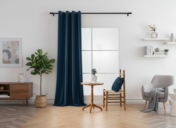 Zatemňovací záves DREAM VELVET 140x250 cm, petrolejová Zavesenie: Riasiaca páska