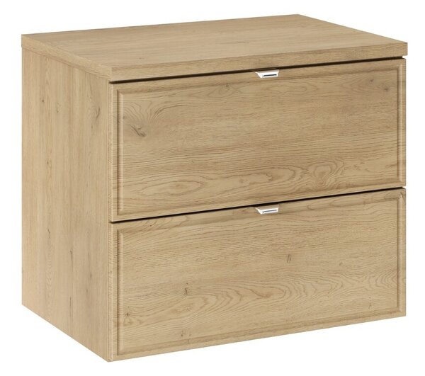 Comad Závesná skrinka pod umývadlo Terra s doskou 60 cm dub cremona