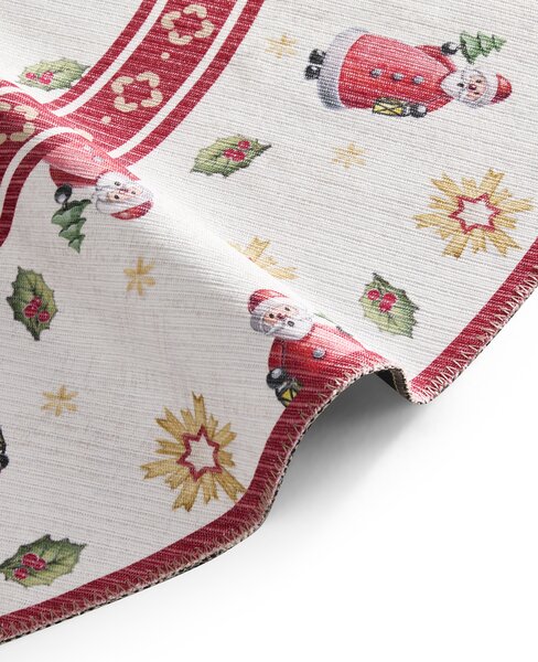 Villeroy & Boch , Kusový koberec Toy's delight 106273 Cream, Red kruh, 160x160 (priemer) kruh, červená, obývacia izba