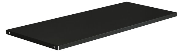 Kovová polička do kancelárskej skrine, 900 x 20 x 360 mm, čierna