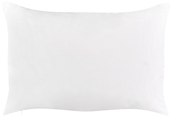 Sada 2 záhradných vankúšov béžová polyester vzor včiel 40 x 60 cm obdĺžniková moderný štýl vonkajšia terasa vodoodolná
