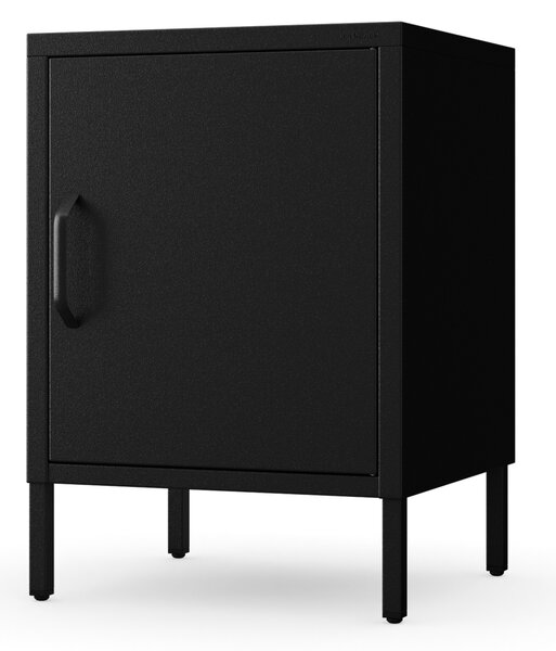 Čierny nočný stolík kovový MIA Modern 424 x 595 x 400 mm