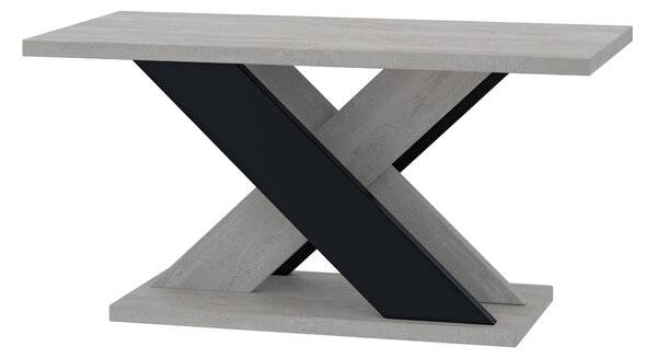 Konferenčný stolík Xalin (svetlosivá + čierna). Vlastná spoľahlivá doprava až k Vám domov. 1055277