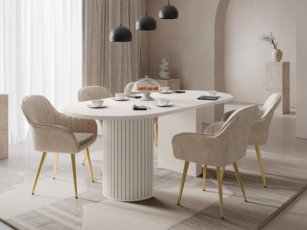 Mirjan24 Moderný stôl Frozgo, Farby: orech okapi 5903211490088
