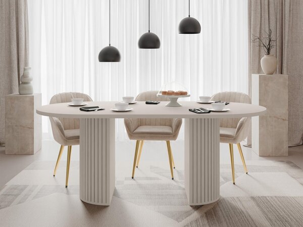 Mirjan24 Moderný stôl Frozgo, Farby: orech okapi 5903211490088