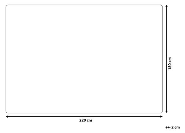 Deka hnedá a biela akrylová 180 x 220 cm rustikálny štýl prikrývka do obývacej izby a spálne