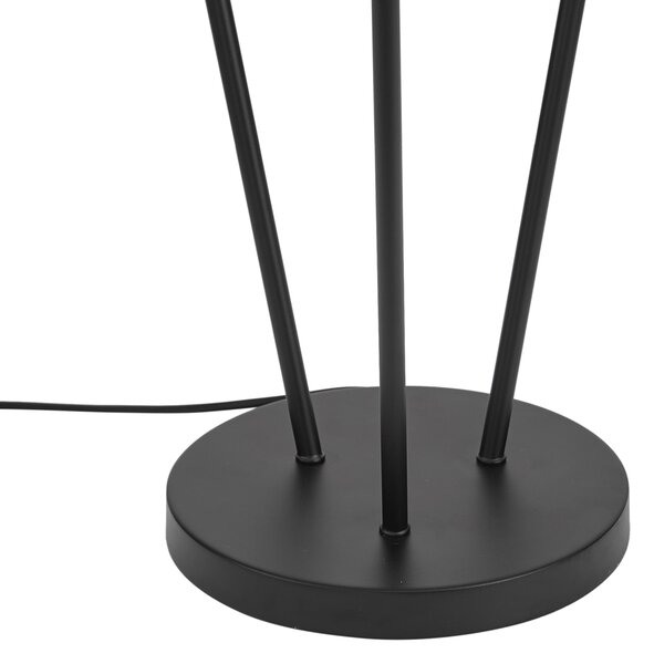 Moderná stojacia lampa čierna 3-svetlá GU10 35mm - Thomas