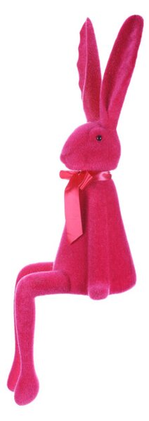 Veľkonočná dekorácia zajac VEK210 PINK