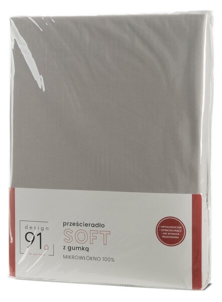 PRESTIERADLO Z MIKROVLÁKNA SOFT 140X200 CM STRIEBORNÉ