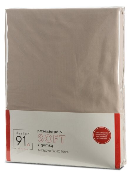 PRESTIERADLO Z MIKROVLÁKNA SOFT 100X200 CM BÉŽOVÉ
