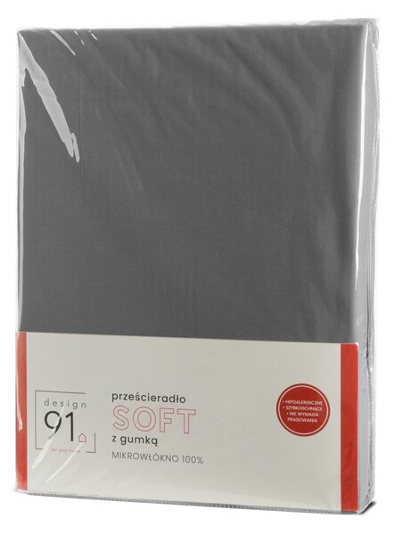 PRESTIERADLO Z MIKROVLÁKNA SOFT 140X200 CM SIVÉ BX