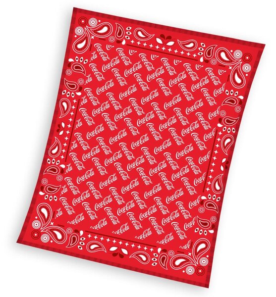 Fleecová deka CORAL 150x200 Coca Cola