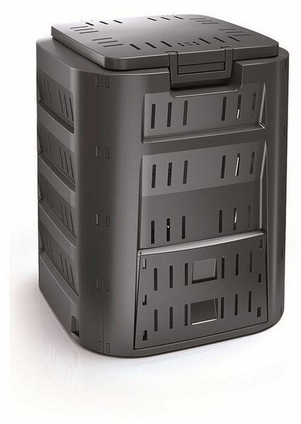 Kompostér, 220 l, čierna