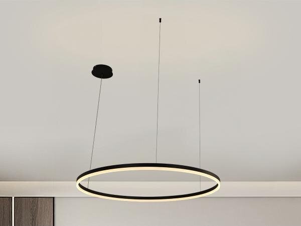 LED Stmievateľný luster na lanku LED/55W/230V 3000-6500K + diaľkové ovládanie