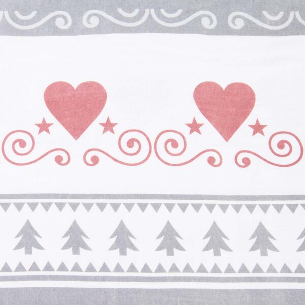VIANOČNÉ FLANELOVÉ OBLIEČKY FLANELOVE 200X220 CM, 2KS 70X80 CM VZOROVANÉ