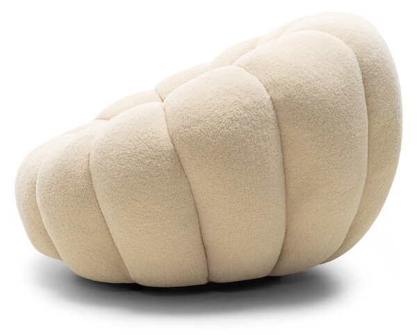 Hector Dizajnové relaxačné kreslo VENEZIA 100 cm bouclé béžové