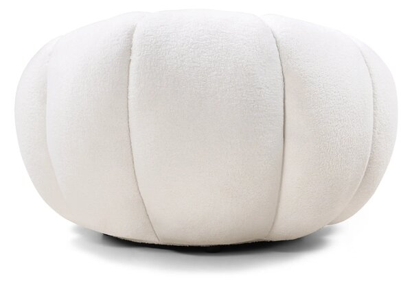 Hector Dizajnové relaxačné kreslo VENEZIA 100 cm boucle biele