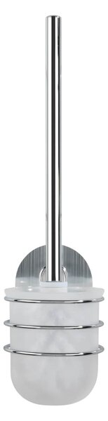WENKO WC kefa BEZ VŔTANIA StaticLoc OSIMO lesklý kov 38x10x12 cm