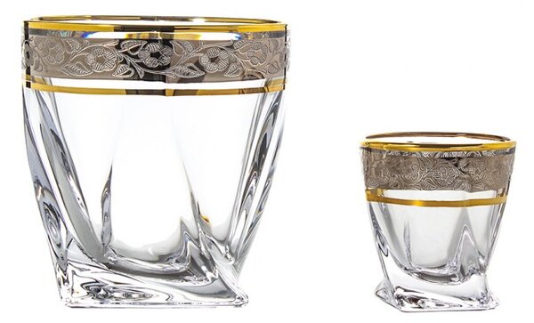 BOHEMIA QUADRO GOLD-PLATINUM VODKA SADA 1+6 KS