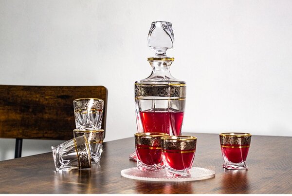 BOHEMIA QUADRO GOLD-PLATINUM VODKA SADA 1+6 KS