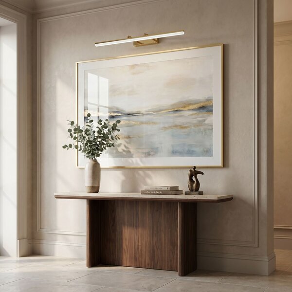 Toolight Toolight, LED nástenné svietidlo, 80cm, 13W, 4000K, APP1874-1W, zlatá lesklá, OSW-66029