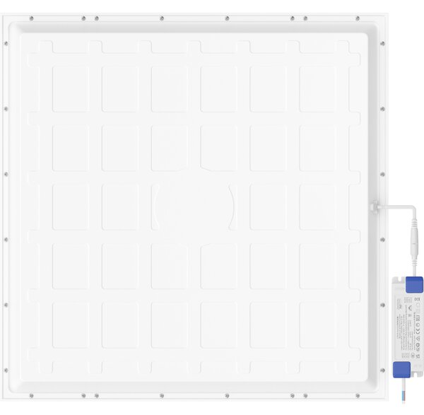 Mexen Brill+, stropný LED panel 60×60 cm, 48 W, neutrálna biela 4000K, L201-060-060-4840-20