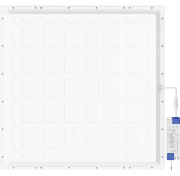 Mexen Brill+, stropný LED panel 60×60 cm, 48 W, studená biela 6500K, L201-060-060-4865-20