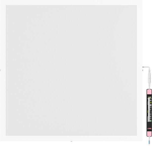 Mexen Brill-S, stropný LED panel 60×60 cm, 48 W, neutrálna biela 4000K, L206-060-060-4840-20