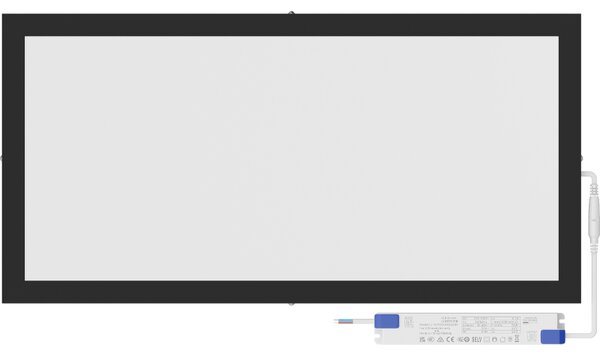 Mexen Brill-S, stropný LED panel 60×30 cm, 24 W, neutrálna biela 4000K, L207-060-030-2440-70