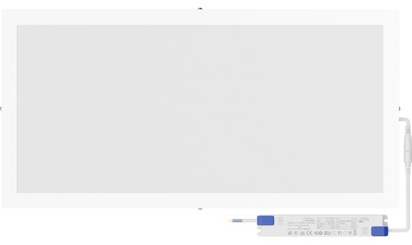 Mexen Brill-S, stropný LED panel 60×30 cm, 24 W, neutrálna biela 4000K, L207-060-030-2440-20