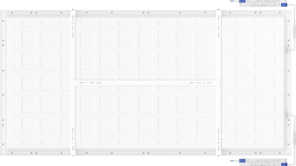 Mexen Brill-S, stropný LED panel 120×60 cm, 60 W, neutrálna biela 4000K, L207-120-060-6040-20
