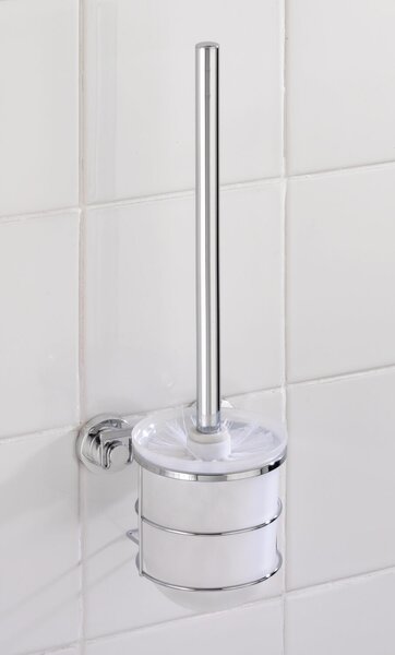 WENKO závesná WC súprava bez spiatočky PowerLoc BOVINO nerez 38x12x13 cm