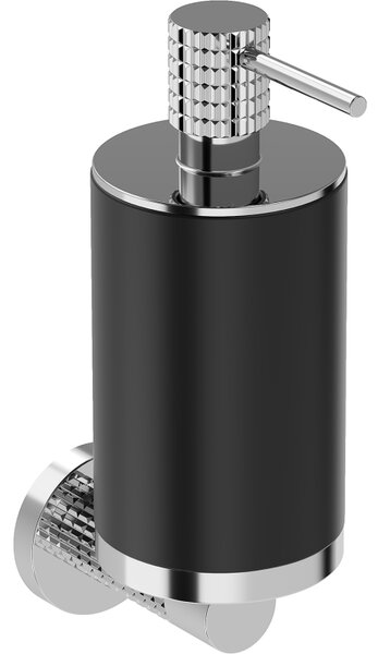 Mexen Triv, nástenný dávkovač mydla, čierna/chróm, 250ml, 70A33058-00B