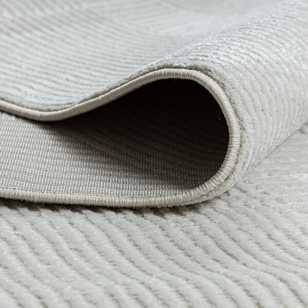 Dywany Łuszczów, Kusový koberec Balance 9086 cream, 80x150, biela, obývacia izba