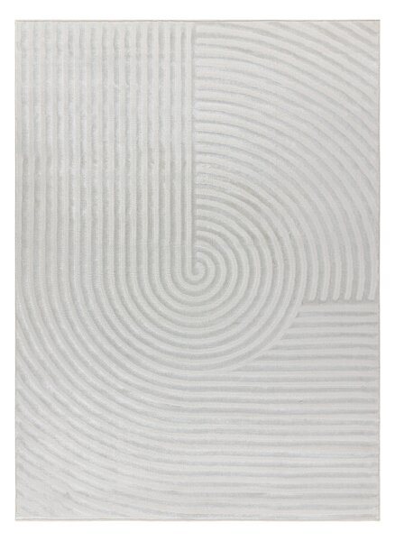 Dywany Łuszczów , Kusový koberec Balance 1921 cream, 80x150, biela, obývacia izba