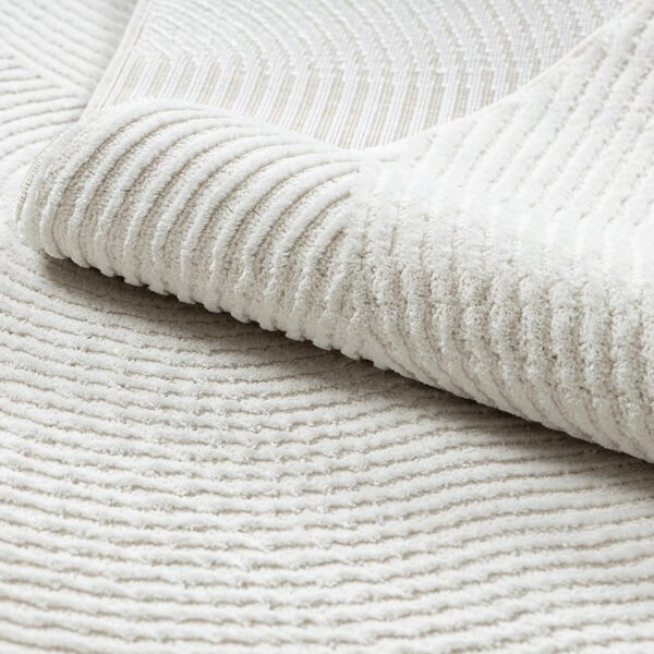 Dywany Łuszczów , Kusový koberec Balance 0194 cream, 80x150, biela, obývacia izba