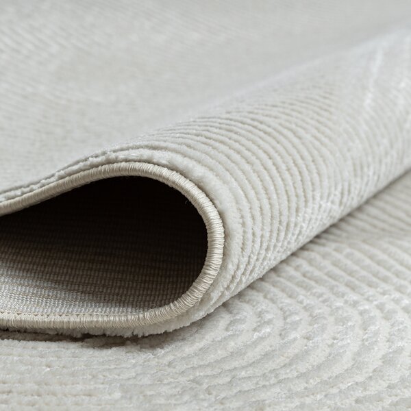Dywany Łuszczów , Kusový koberec Balance 0194 cream, 80x150, biela, obývacia izba