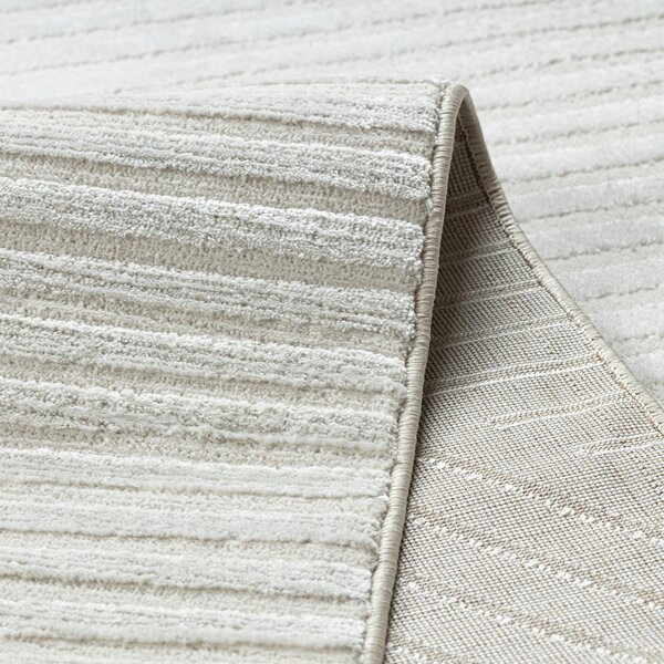 Dywany Łuszczów , Kusový koberec Balance 1503 cream, 80x150, biela, obývacia izba