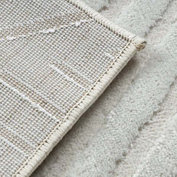 Dywany Łuszczów , Kusový koberec Balance 1503 cream, 80x150, biela, obývacia izba