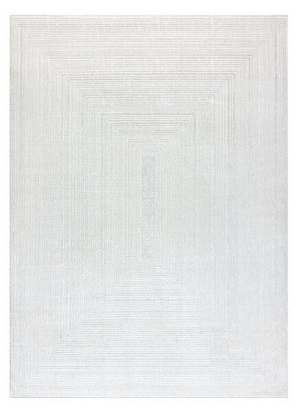 Dywany Łuszczów , Kusový koberec Balance 8788 cream, 80x150, biela, obývacia izba